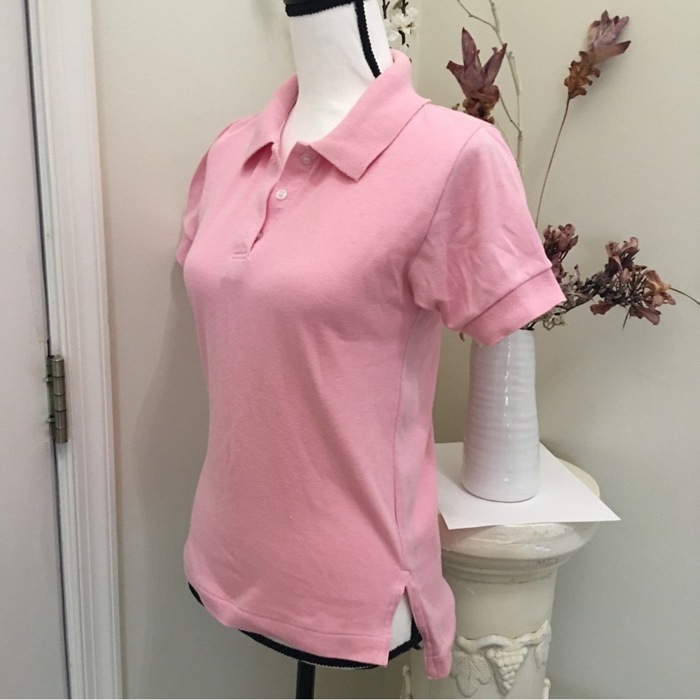 Bundle 3 polo shirts blue red pink, for golf pickle ball or summer weekends - Picture 9 of 14